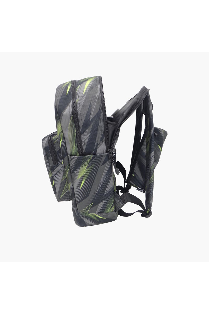 ROCO All-Over Abstract Print Backpack - 17 inches - Image 4